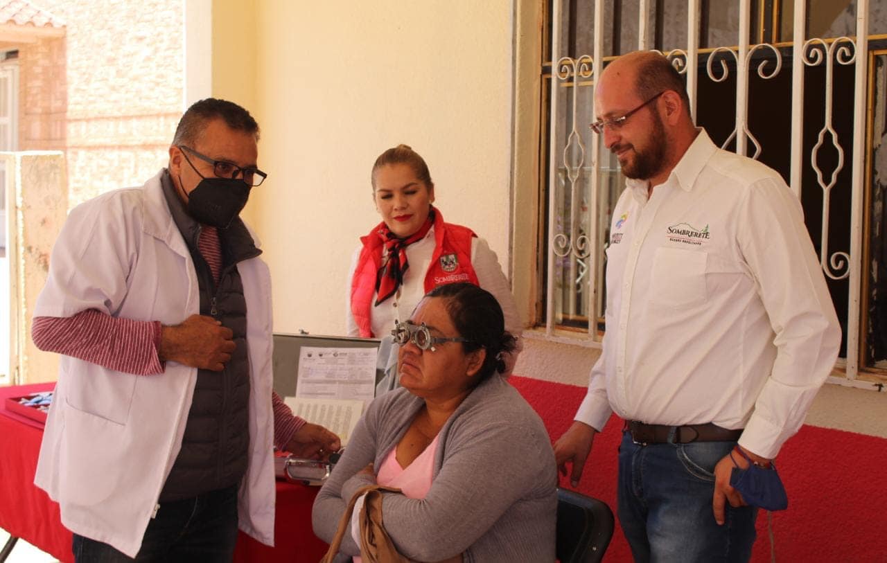 Inicia jornada de salud AMSABI en González Ortega, Sombrerete