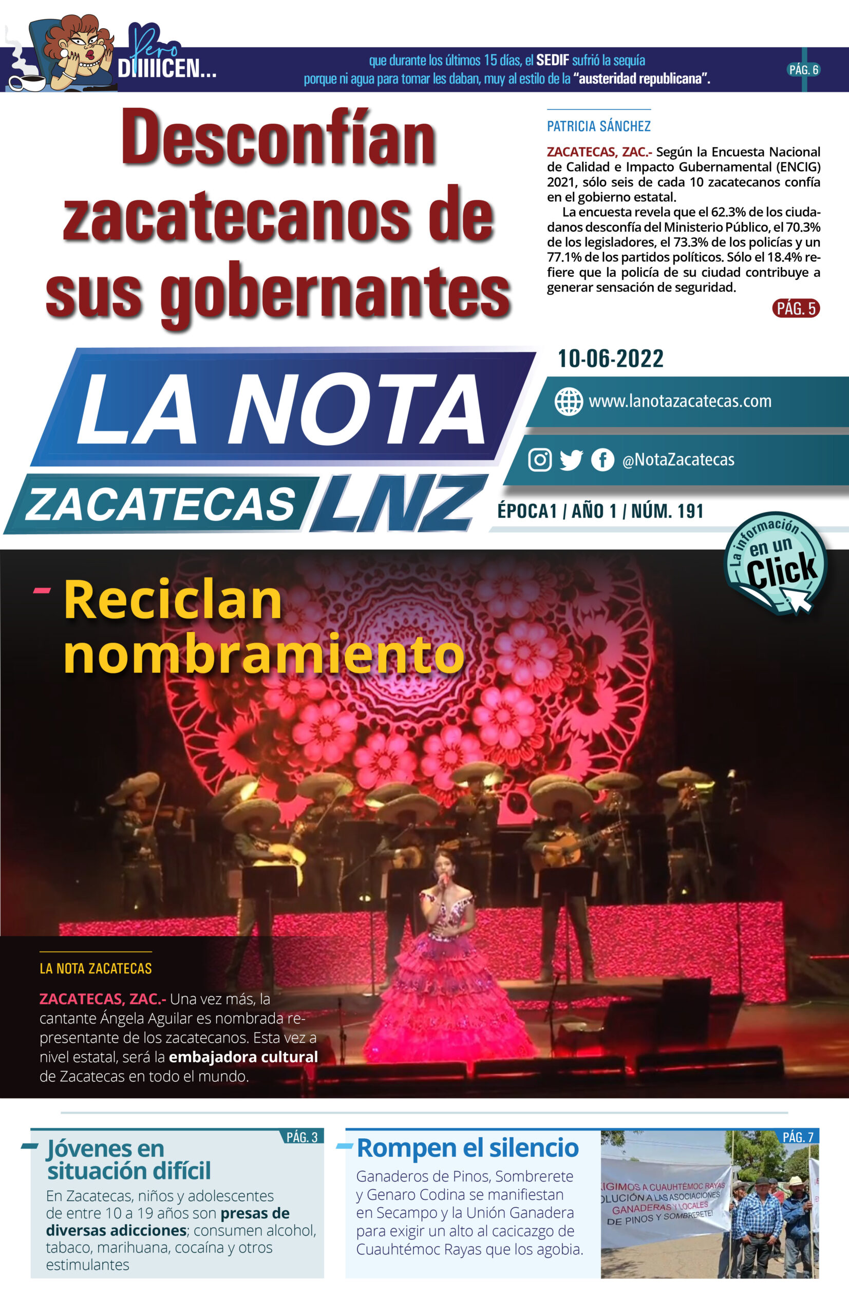 La Nota Zacatecas 10/06/22