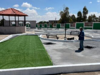 Remodelan plaza de Laguna Seca, Pánuco