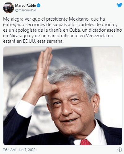 Simpatiza AMLO con “dictadores”: Senadores estadounidenses