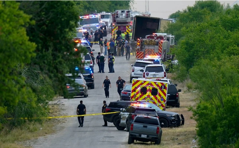 Zacatecanos, entre fallecidos en tráiler en Texas