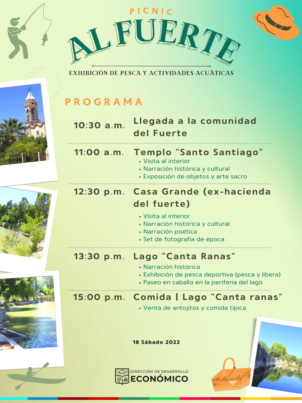 Invitan  al primer Picnic al Fuerte, actividad turística y deportiva