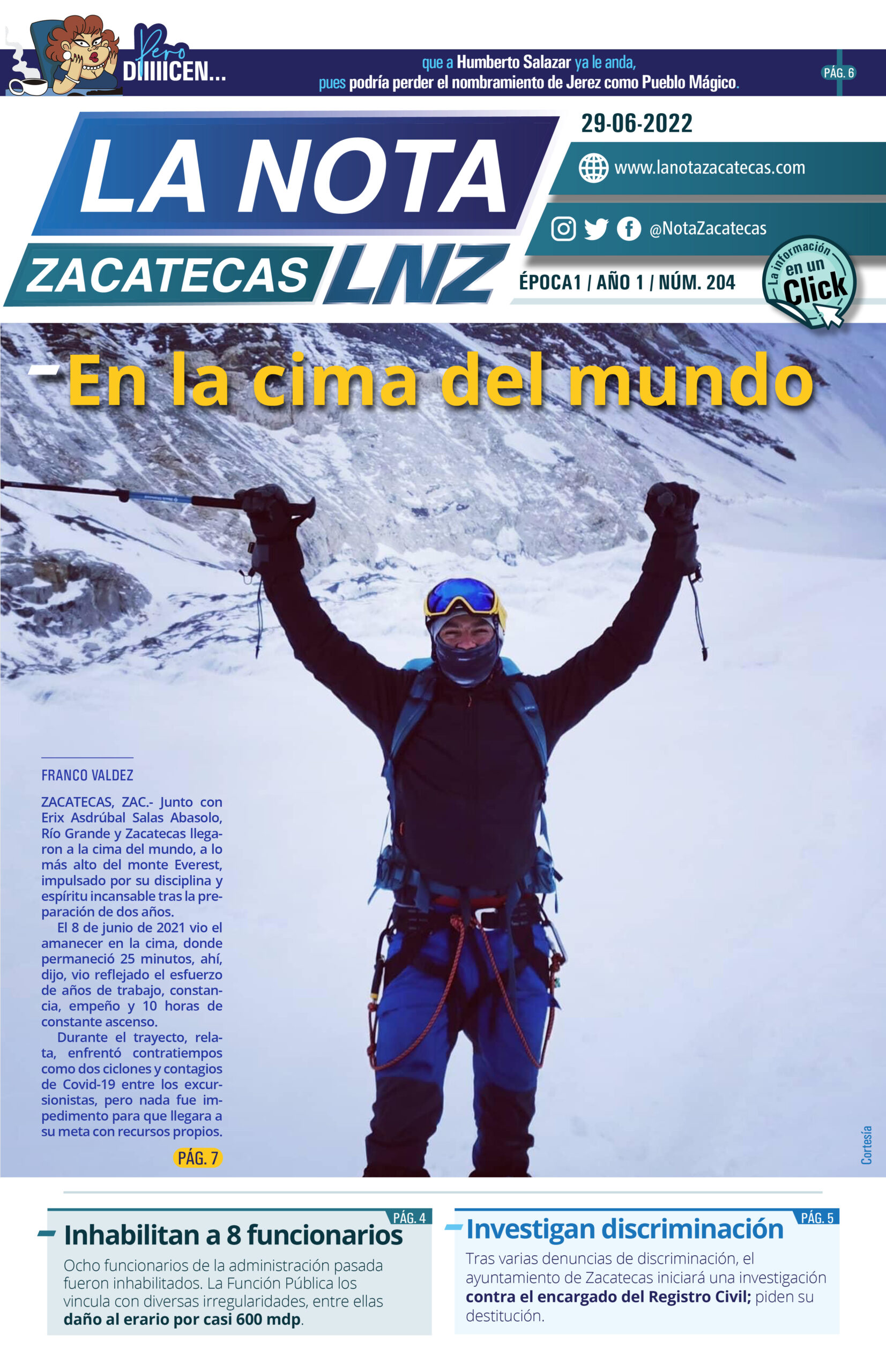 La Nota Zacatecas 29/06/22