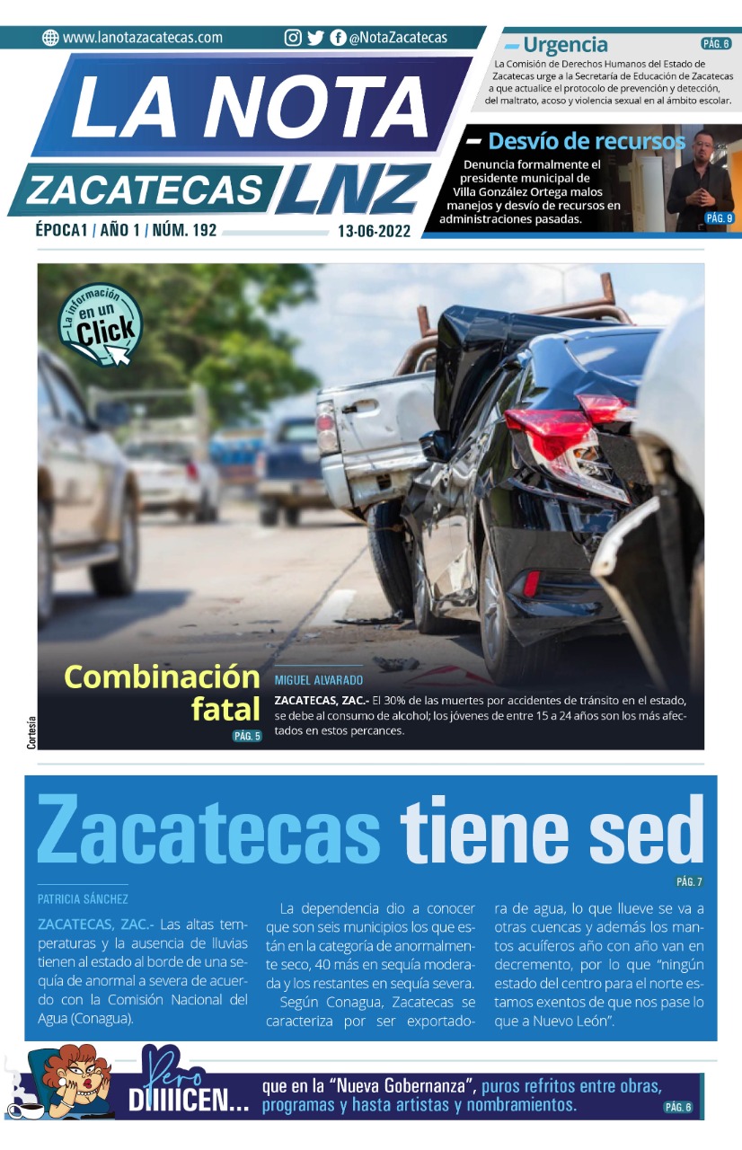 La Nota Zacatecas 13/06/22