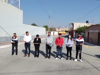 En beneficio de mil personas, rehabilitación de calle en Villa González