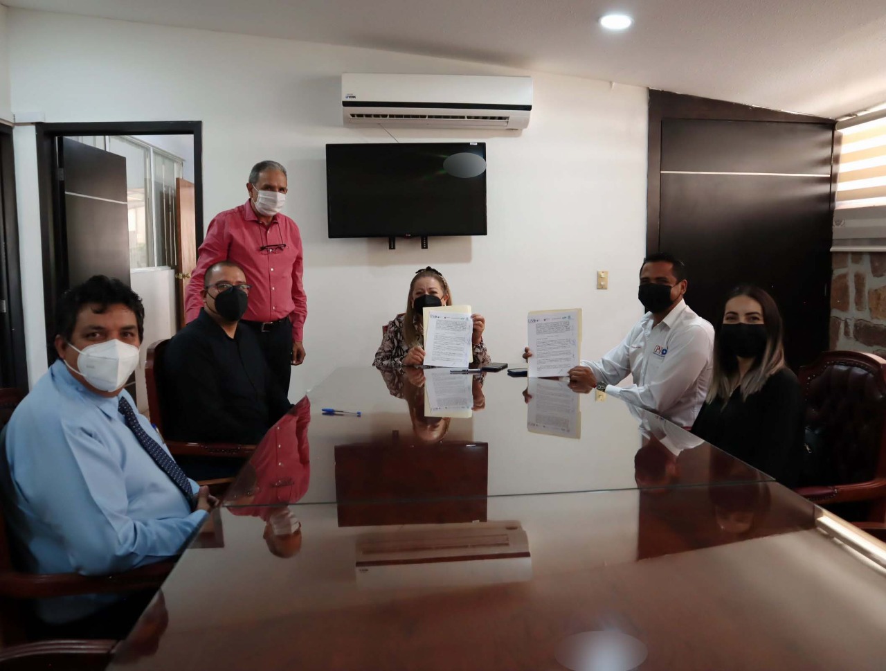 Se firma convenio de colaboración COBAEZ y UPSZ