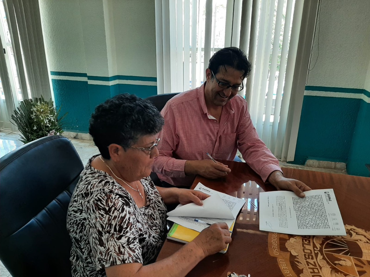 JIAPAZ y Ayuntamiento de Morelos firman convenios