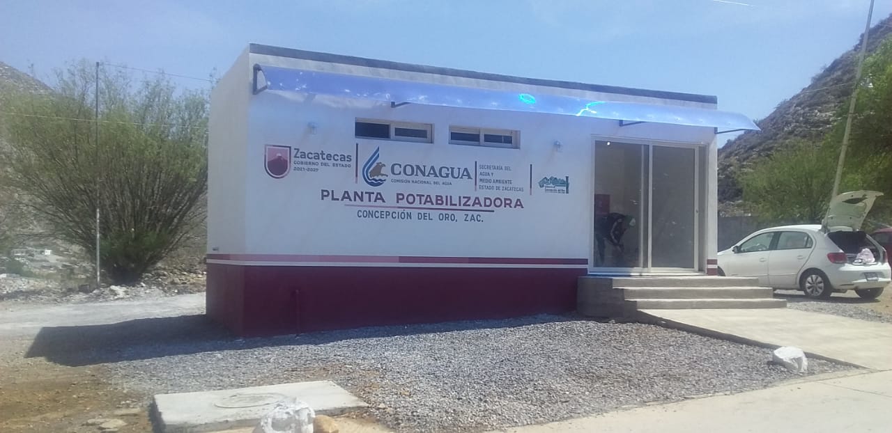 Se inaugura planta potabilizadora en Concepción del Oro