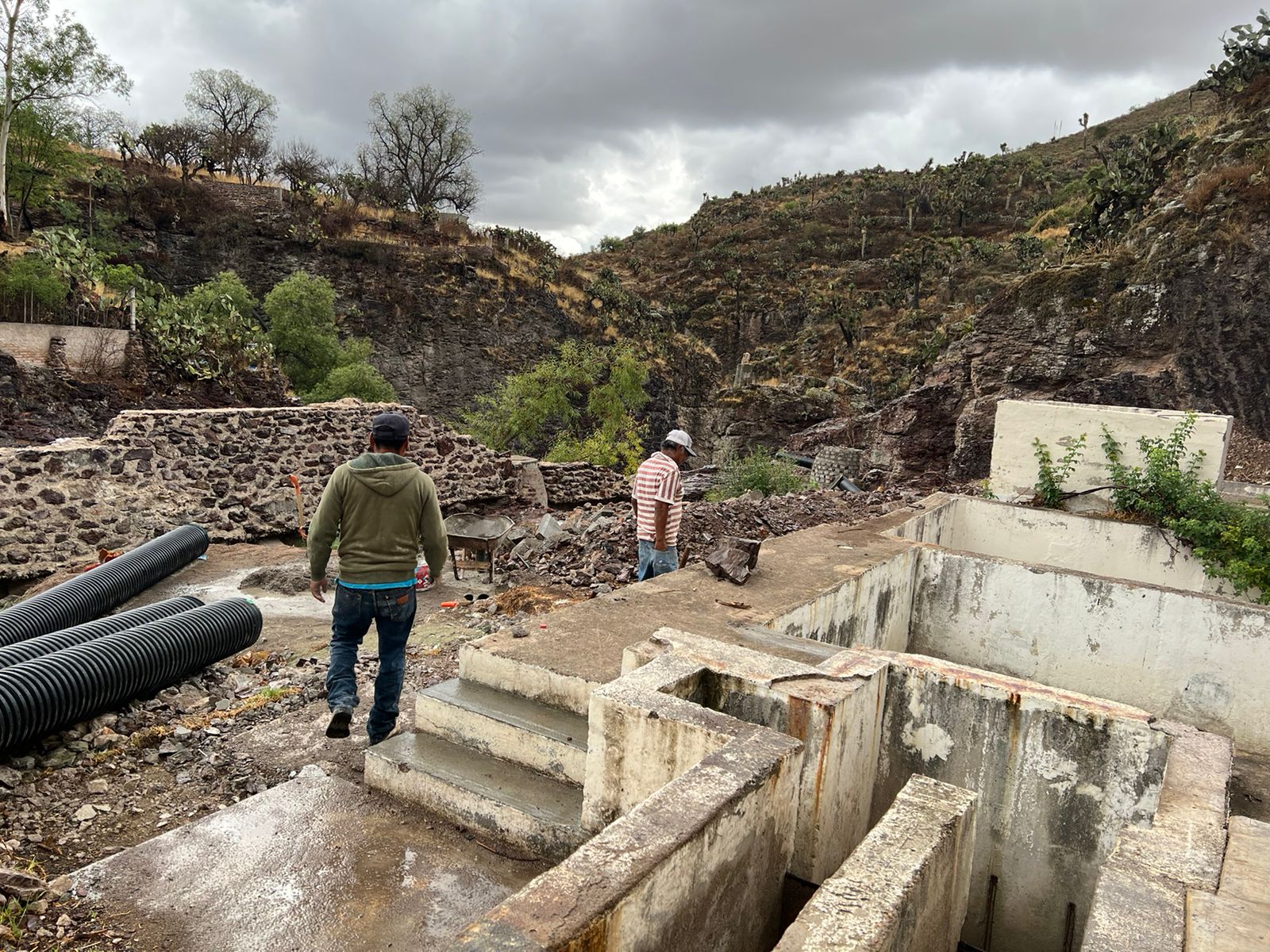 Se reconstruye planta de tratamiento de aguas residuales en Genaro Codina