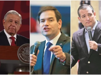 AMLO reta a Ted Cruz y Marco Rubio a presentar pruebas sobre nexos con narco; no soy Calderón, dice