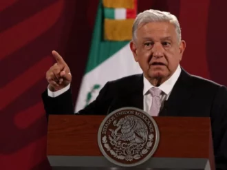 Acusa AMLO que existe una conspiración en la construcción de Tren Maya