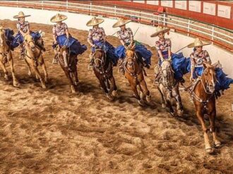 Charra de Tuitán, primer lugar de la Segunda Feria Estatal de Escaramuzas