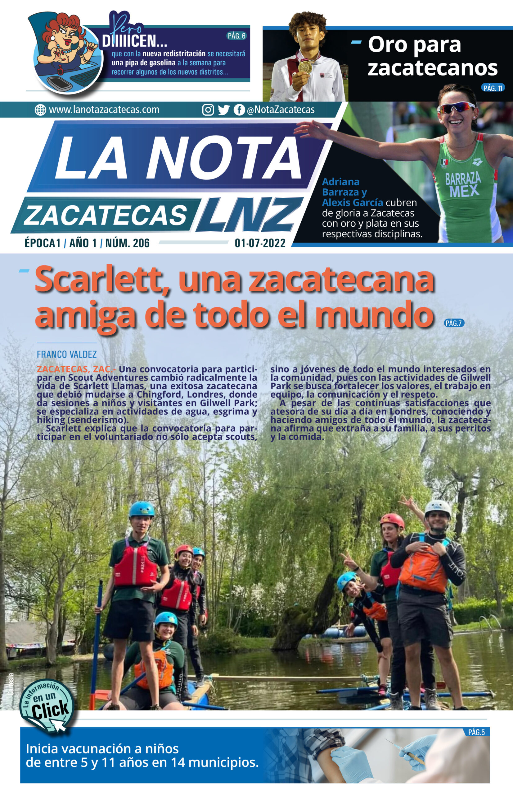 La Nota Zacatecas 1/07/22