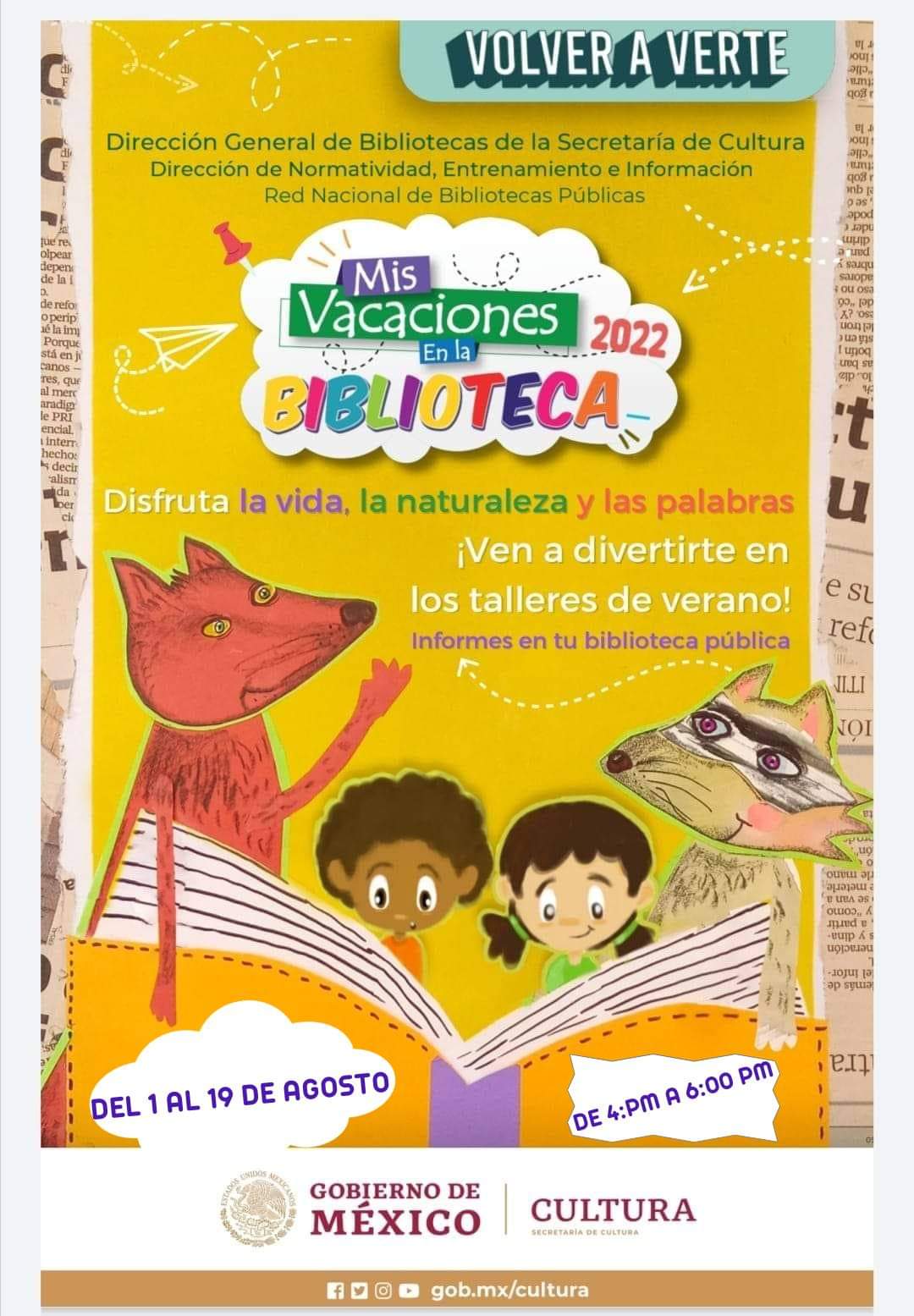 Vacaciona en la biblioteca