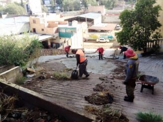Limpieza en las colonias