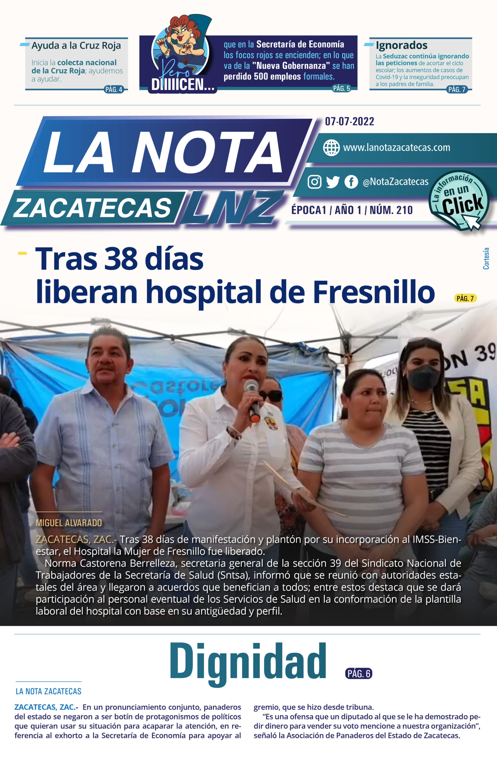 La Nota Zacatecas 7/07/22