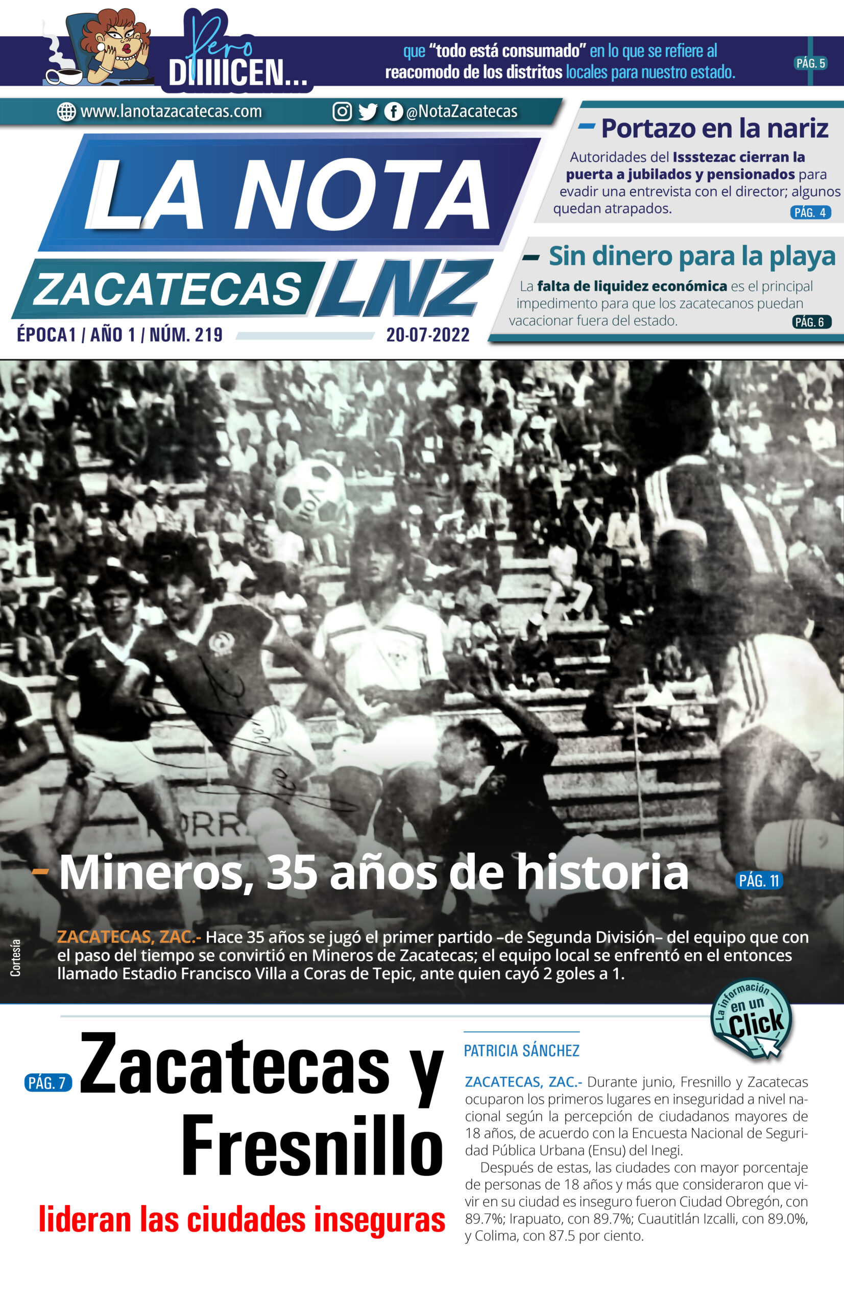 La Nota Zacatecas 20/07/22