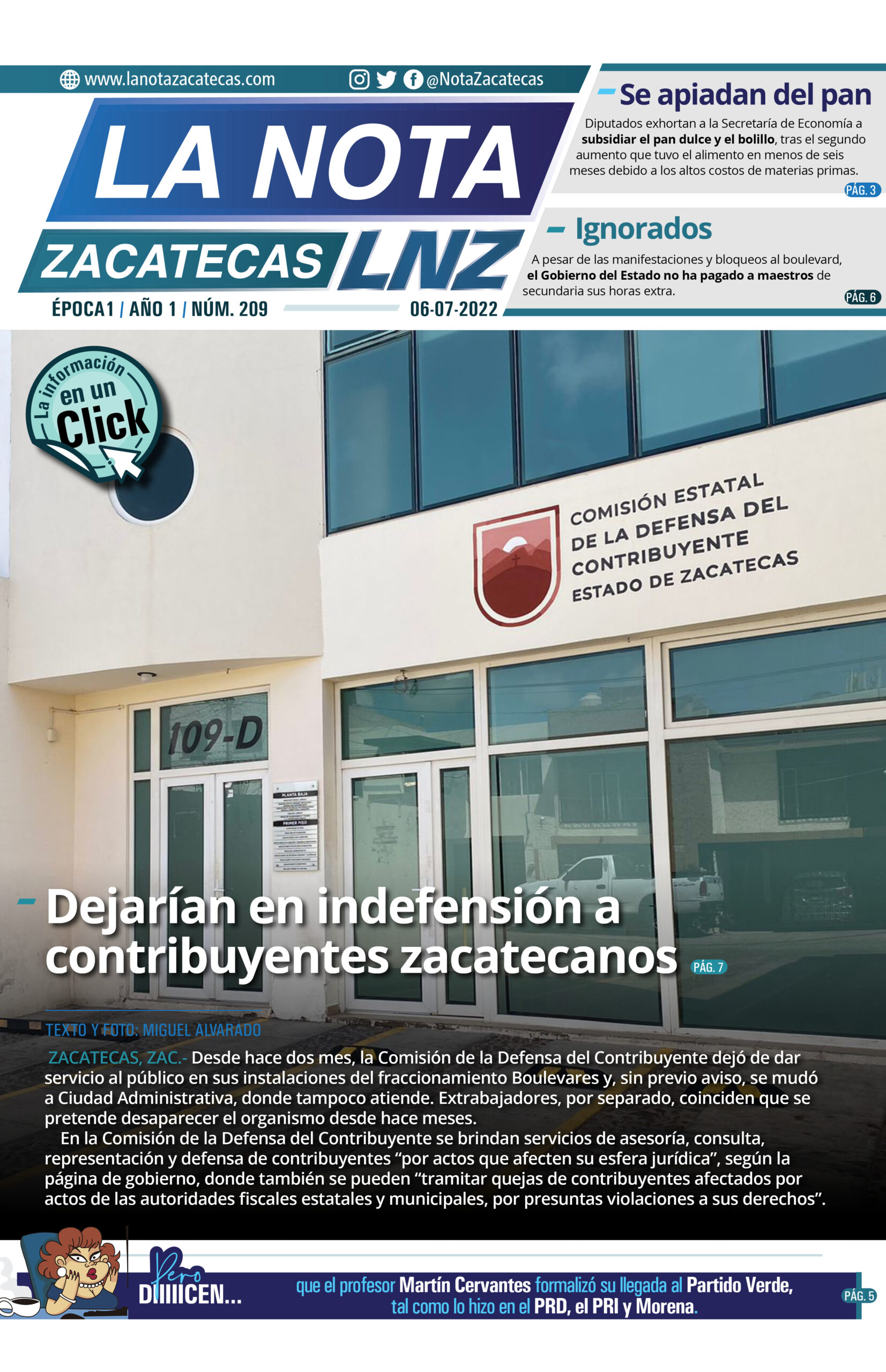 La Nota Zacatecas 06/07/22