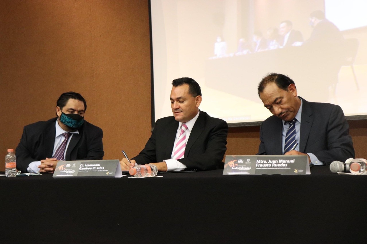 Implementarán IEEZ y COZCyT programa piloto de urnas electrónicas