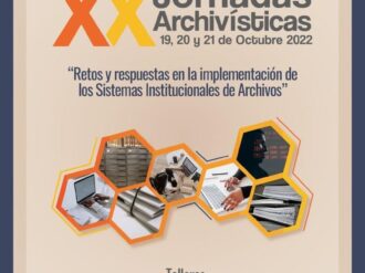 Jornadas Archivísticas, del 19 al 21 de octubre