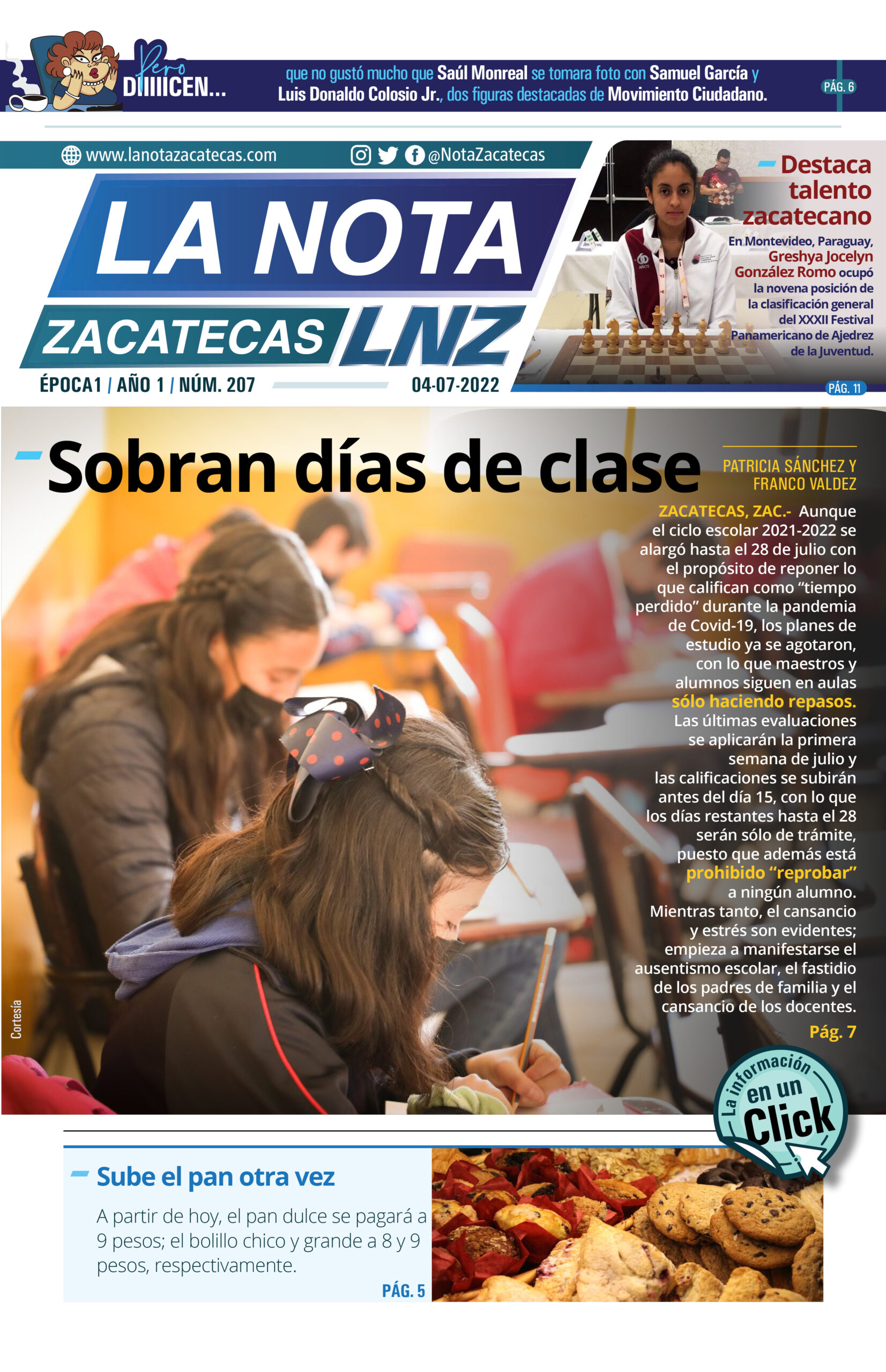 La Nota Zacatecas 4/07/22