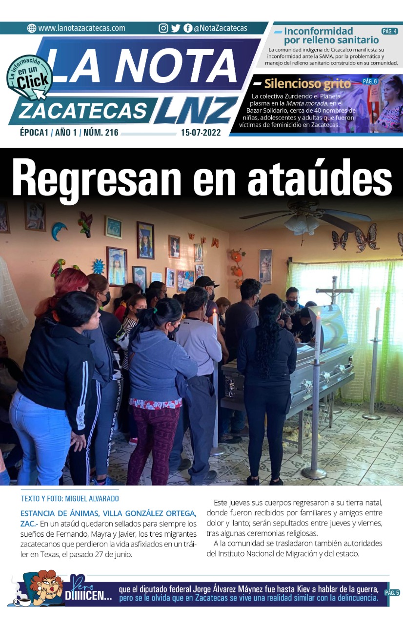 La Nota Zacatecas 15/07/22