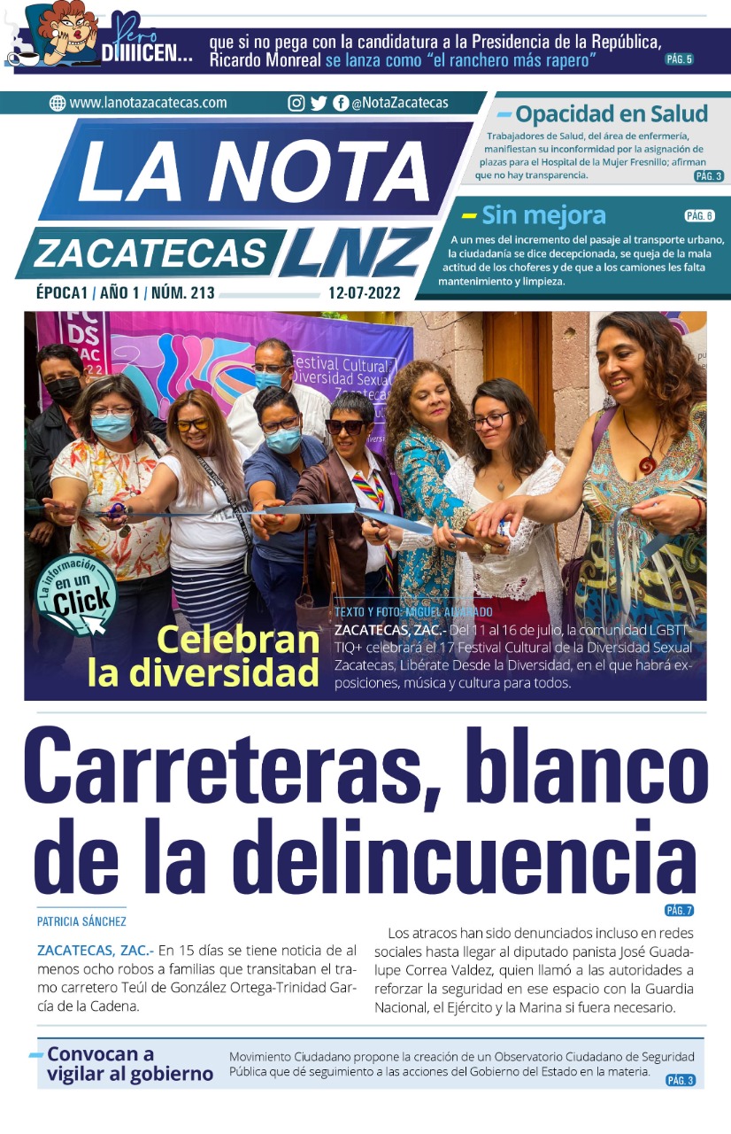 La Nota Zacatecas 12/07/22