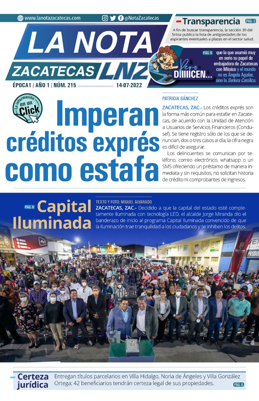 La Nota Zacatecas 14/07/22