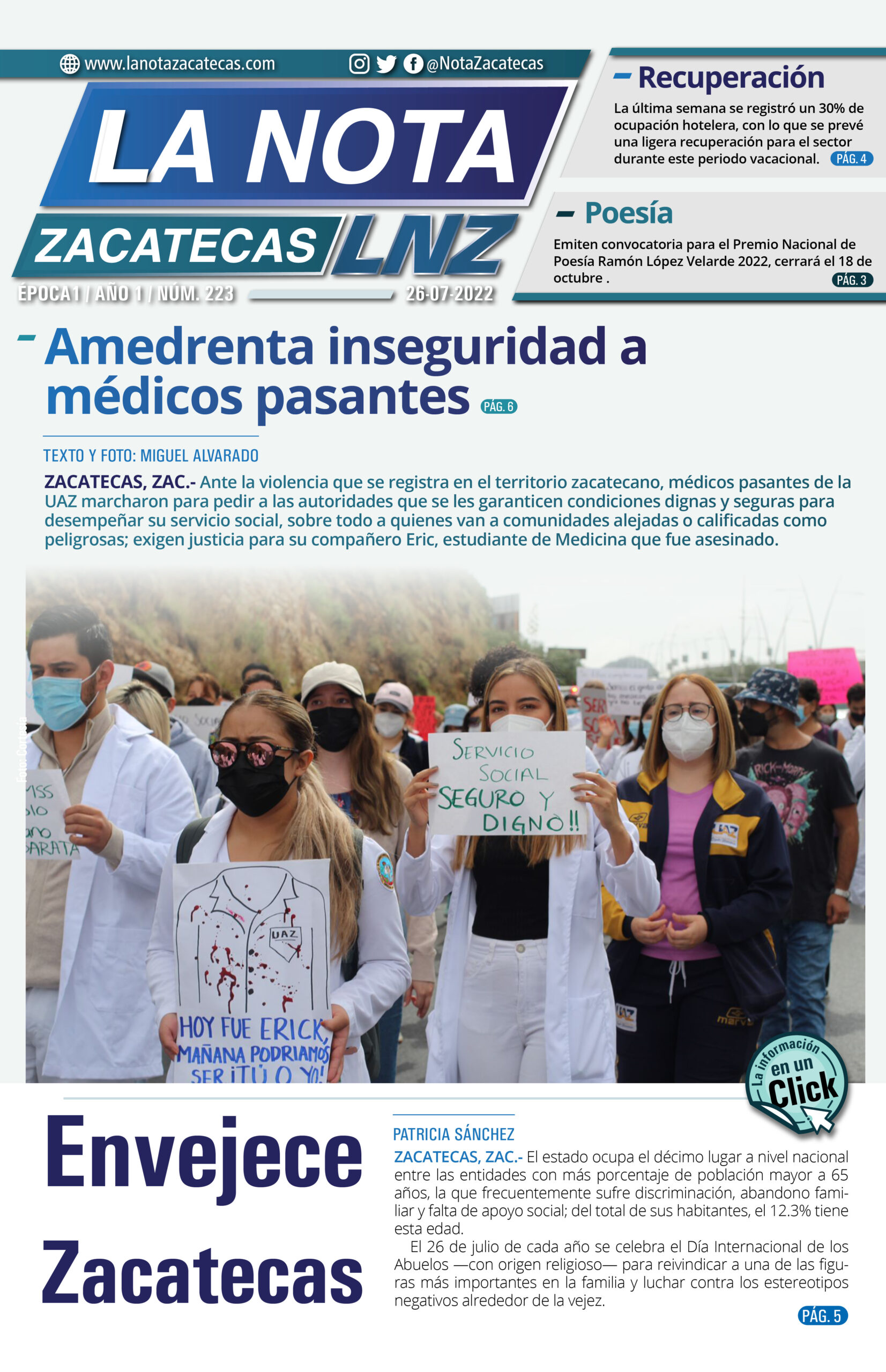 La Nota Zacatecas 26/07/22