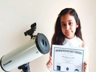 Niña mexicana descubre un asteroide