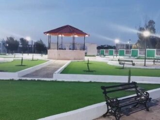 Inauguran plaza en Laguna Seca, Pánuco