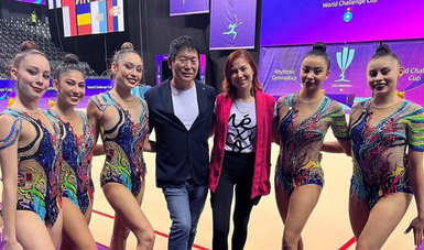 Conjunto de gimnasia rítmica finaliza en cuarto lugar en Rumania