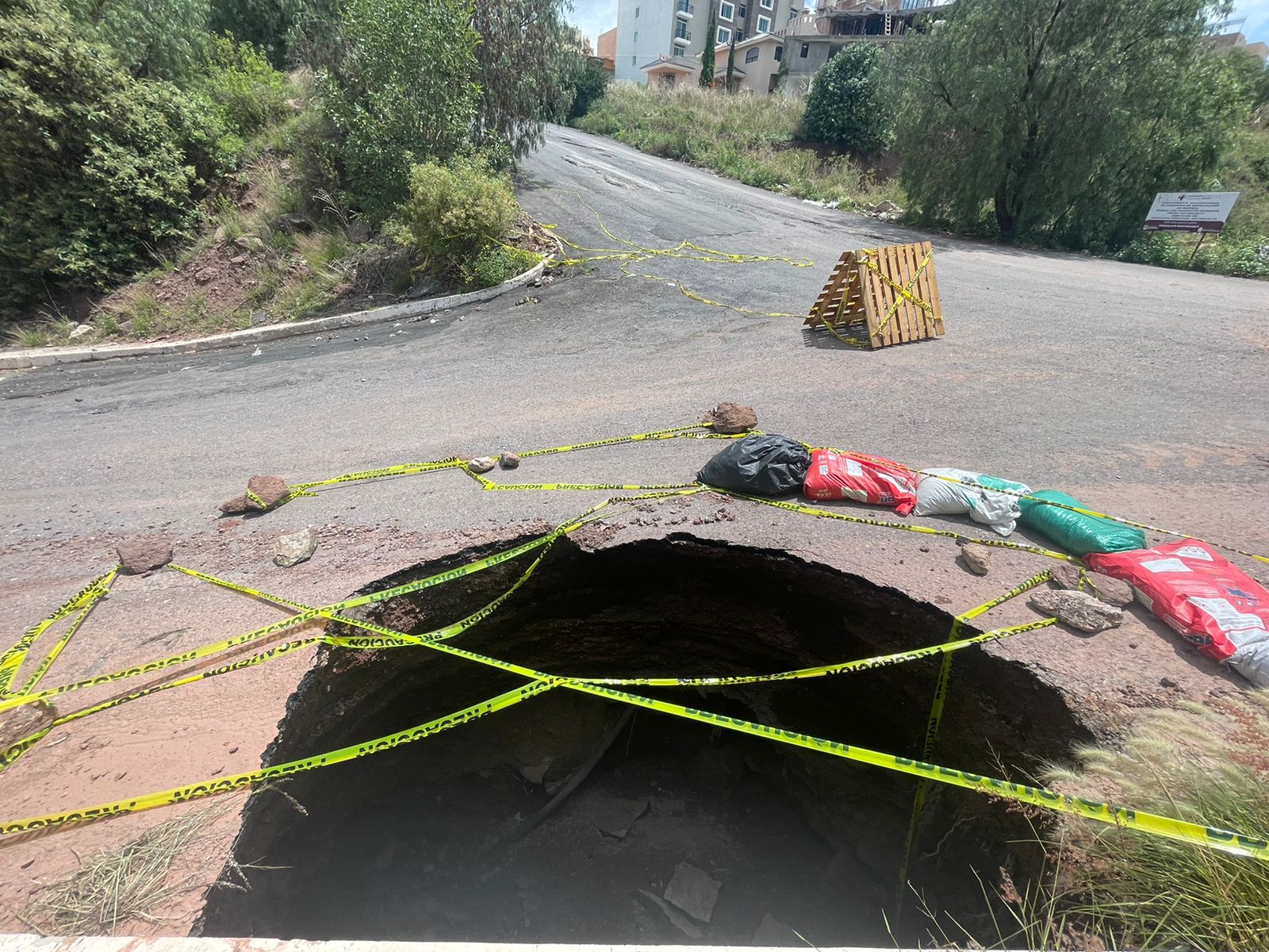 Detectan otro socavón en Guadalupe