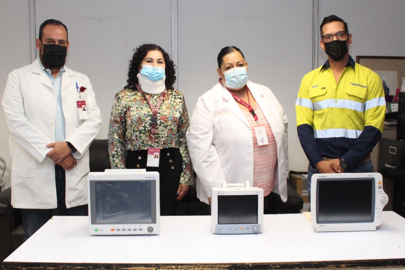Dona Peñasquito equipo de monitoreo al ISSSTE