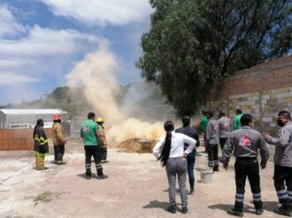 Simulan reacción ante siniestros