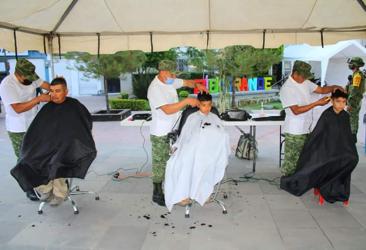 Sedena realiza labor social en Río Grande