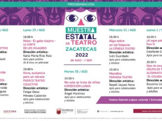 Anuncian Muestra Estatal de Teatro 2022