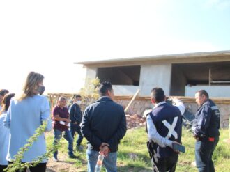 Avanza construcción de aulas en el Cecytez