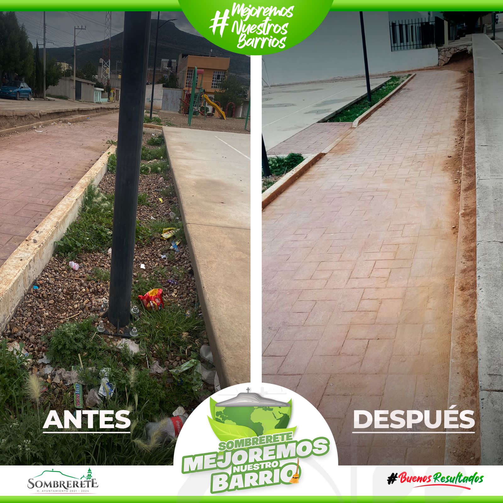 Transforman barrio El Coronel