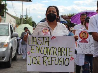 Exigen presentación con vida del enfermero Refugio Gaytán