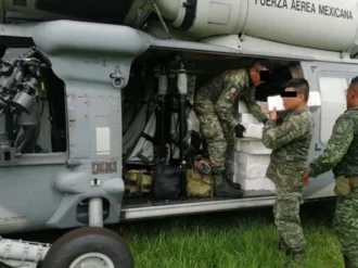 Ejército asegura aeronave y 340 kilos de posible cocaína en Chiapas