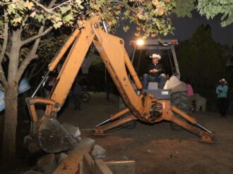 Rehabilitan Plaza Cívica en González Ortega