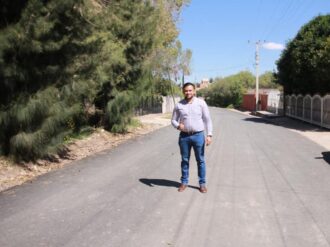 Pavimentan camino a Ciénega