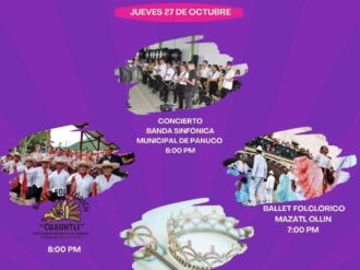 Invitan a disfrutar del Festival Cultural de Pánuco