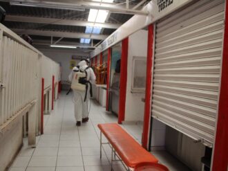 Fumigan el mercado de Sombrerete