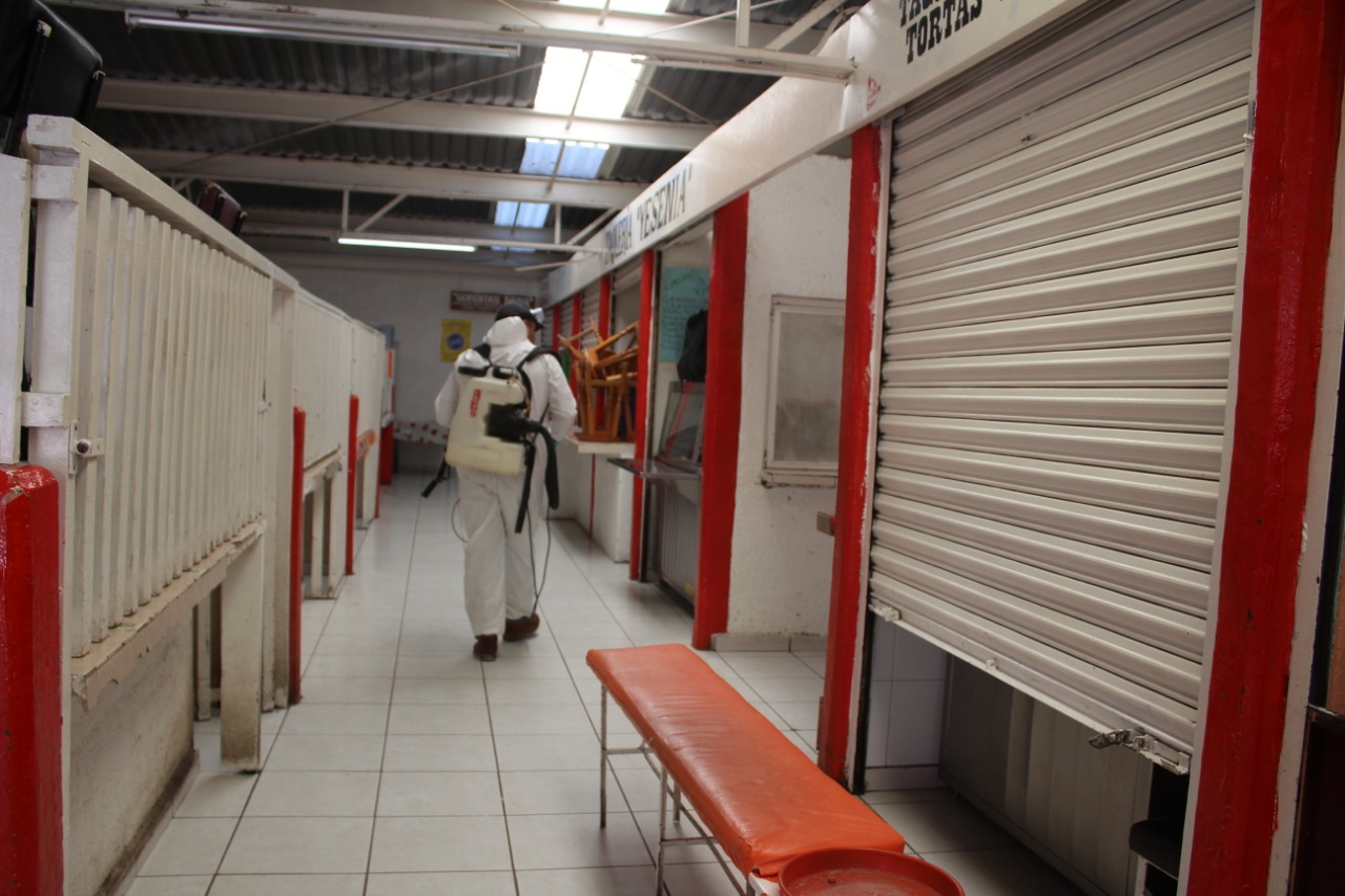 Fumigan el mercado de Sombrerete