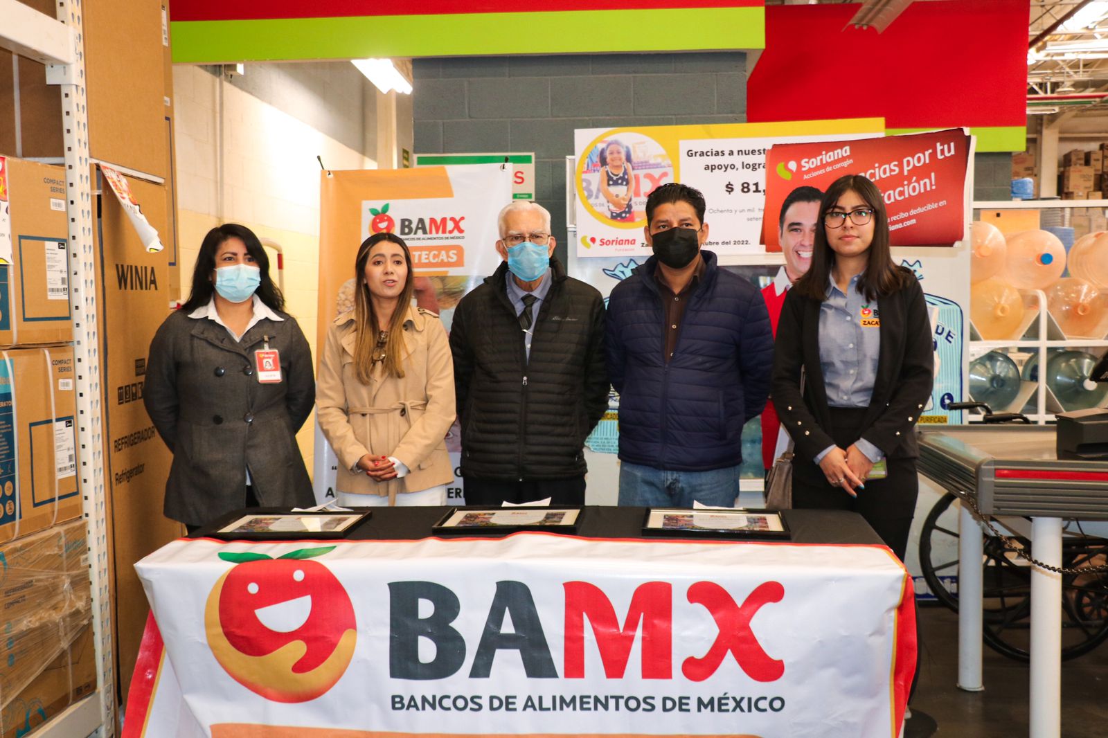 Recibe Banco de Alimentos de Río Grande $81 mil de Soriana