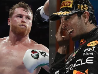 Canelo Álvarez lanza contundente mensaje a Checo Pérez tras el GP de Singapur
