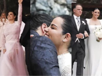 La historia detrás del vestido de bodas de Maite Perroni