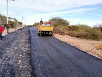 Finalizan primer tramo de pavimentación en La India-Puente Nuevo